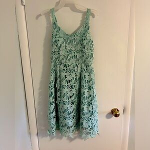 Mint lace dress